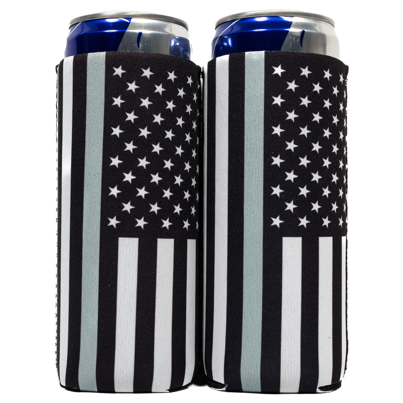 Slim Can Cooler Sleeves (2 Pack) Thermocoolers for 12 oz Tall Skinny Beverage with Gift Package - QualityPerfection