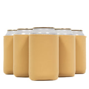 Neoprene Can Cooler Sleeve - Premium 4mm Bulk Regular size, 6 Pack - QualityPerfection