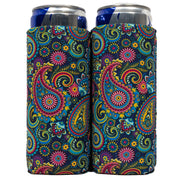 Slim Can Cooler Sleeves (2 Pack) Thermocoolers for 12 oz Tall Skinny Beverage with Gift Package - QualityPerfection