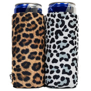 Slim Can Cooler Sleeves (2 Pack) Thermocoolers for 12 oz Tall Skinny Beverage with Gift Package - QualityPerfection