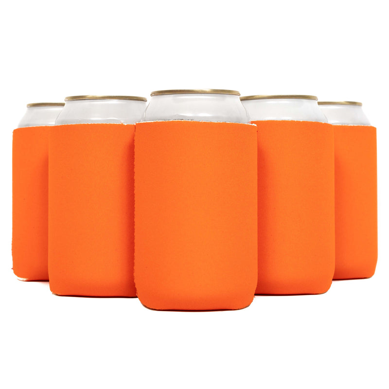Neoprene Can Cooler Sleeve - Premium 4mm Bulk Regular size, 12 Pack - QualityPerfection