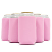Neoprene Can Cooler Sleeve - Premium 4mm Bulk Regular size, 6 Pack - QualityPerfection