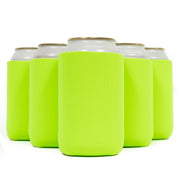 Neoprene Can Cooler Sleeve - Premium 4mm Bulk Regular size, 6 Pack - QualityPerfection