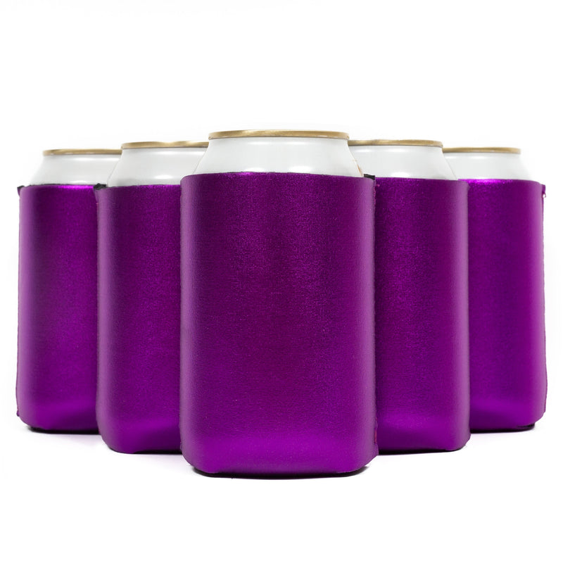 Neoprene Can Cooler Sleeve - Premium 4mm Bulk Regular size, 12 Pack - QualityPerfection
