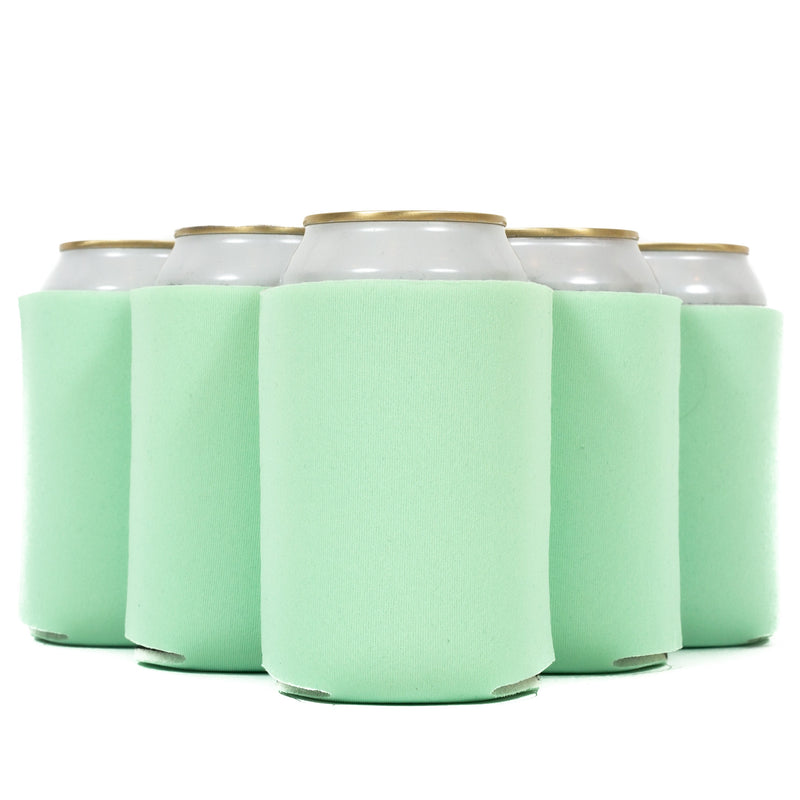 Neoprene Can Cooler Sleeve - Premium 4mm Bulk Regular size, 6 Pack - QualityPerfection