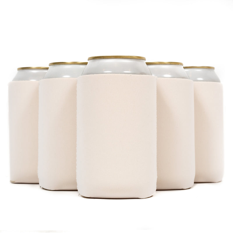 Neoprene Can Cooler Sleeve - Premium 4mm Bulk Regular size, 12 Pack - QualityPerfection