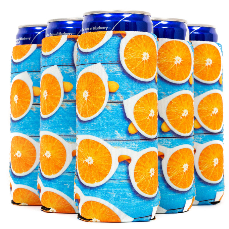 Slim Can Sleeves, Neoprene Premium 4mm Pattern - 24 Units, Bulk