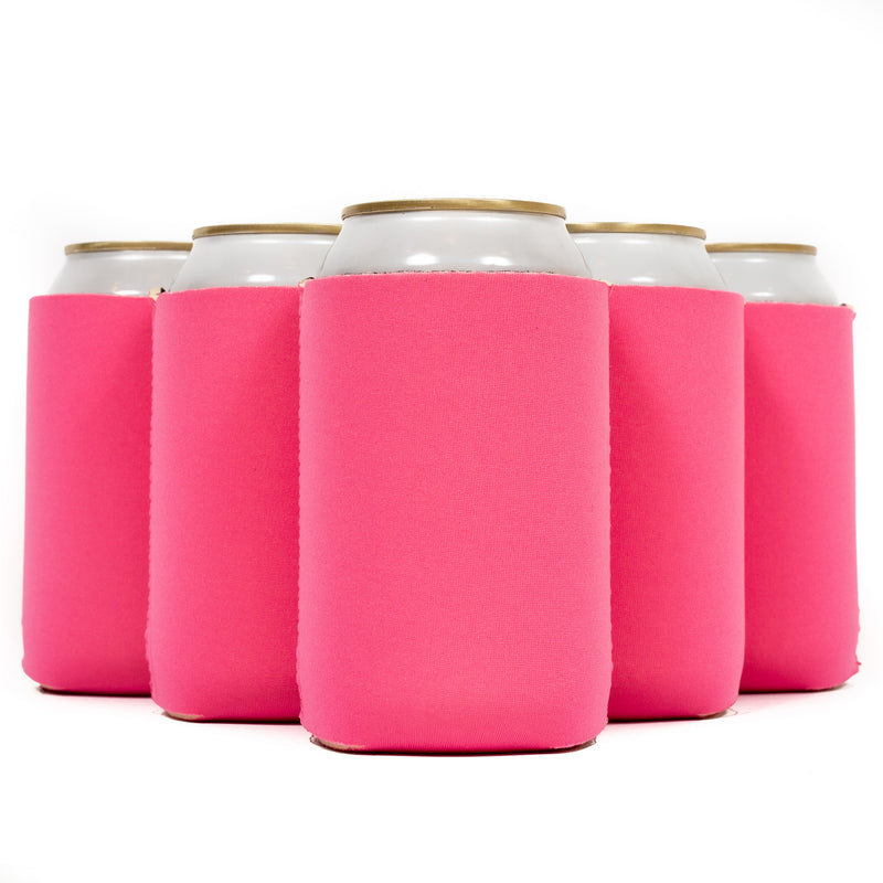 Neoprene Can Cooler Sleeve - Premium 4mm Bulk Regular size, 12 Pack - QualityPerfection
