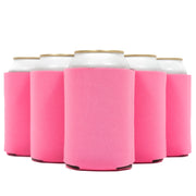 Neoprene Can Cooler Sleeve - Premium 4mm Bulk Regular size, 6 Pack - QualityPerfection