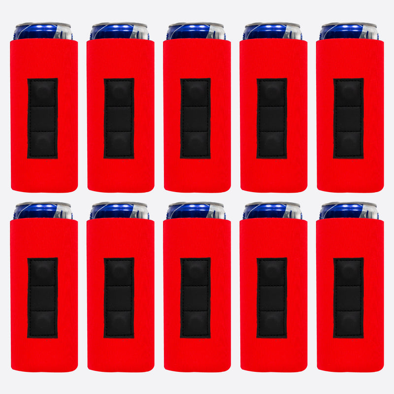 Magnetic Slim Can Cooler Sleeve 12 oz, Skinny Neoprene 10 Unit - QualityPerfection
