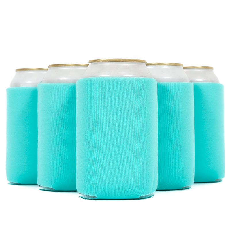 Neoprene Can Cooler Sleeve - Premium 4mm Bulk Regular size, 12 Pack - QualityPerfection