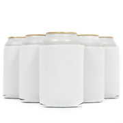 Neoprene Can Cooler Sleeve - Premium 4mm Bulk Regular size, 6 Pack - QualityPerfection