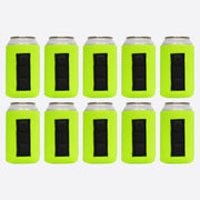 Magnetic Neoprene Can Cooler Sleeve 12 oz Regular Size 4mm Thick 10 Units - QualityPerfection