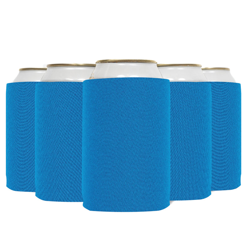 Neoprene Can Cooler Sleeve - Premium 4mm Bulk Regular size, 12 Pack - QualityPerfection