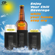 Magnetic Neoprene Can Cooler Sleeve 12 oz Regular Size 4mm Thick 10 Units - QualityPerfection