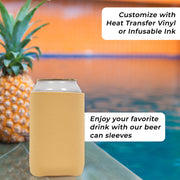 Neoprene Can Cooler Sleeve - Premium 4mm Bulk Regular size, 6 Pack - QualityPerfection