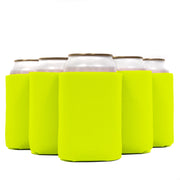 Neoprene Can Cooler Sleeve - Premium 4mm Bulk Regular size, 6 Pack - QualityPerfection