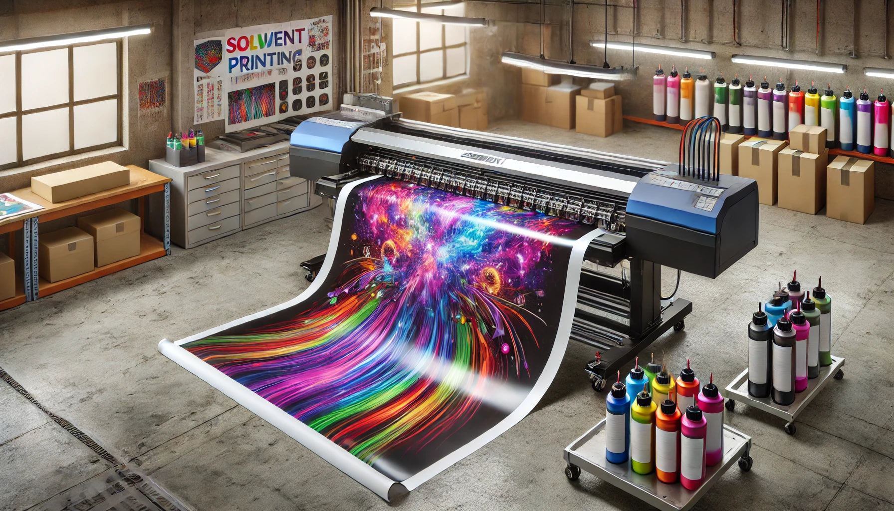 What is Solvent Printing?