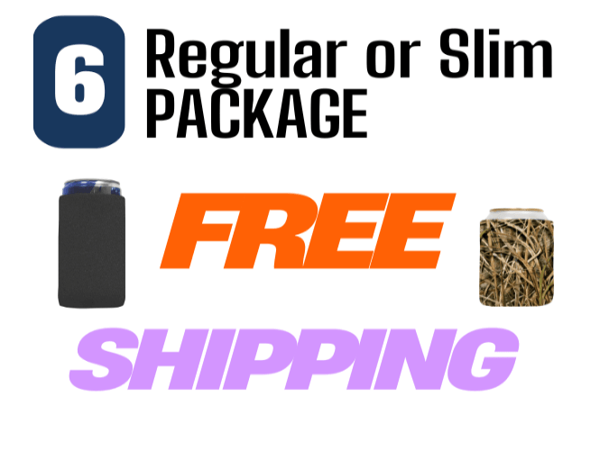 6 Units Package Slim or Regular - Free Shipping