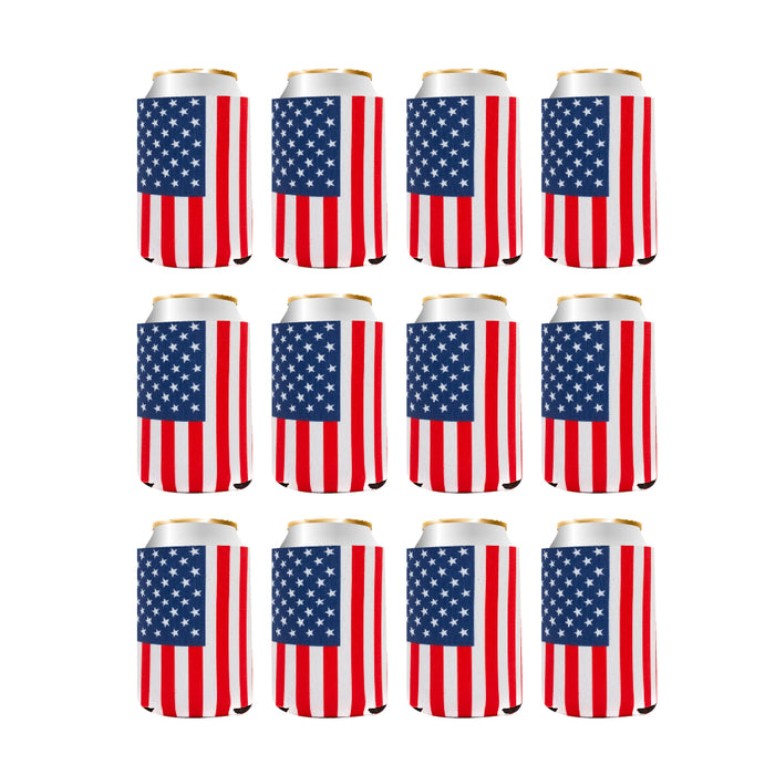 Blank Can Cooler Sleeves Foam Regular 12 oz Can - Package of 100, Bulk