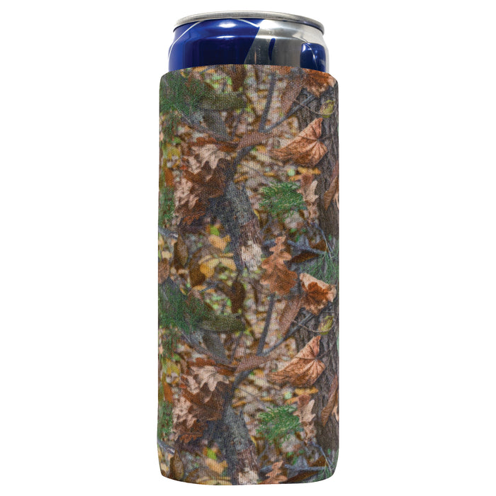 Real Tree Camo Slim Can Cooler Sleeves, Skinny Neoprene -4mm Thickness