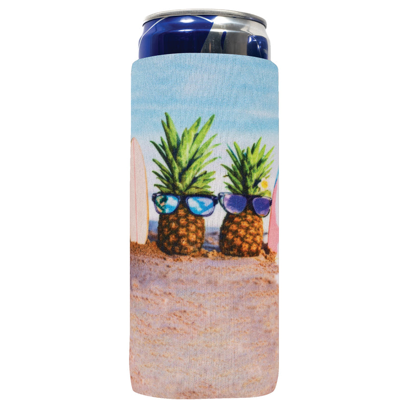Slim Can Cooler Sleeves, Neoprene 4mm Pattern - 1 Unit