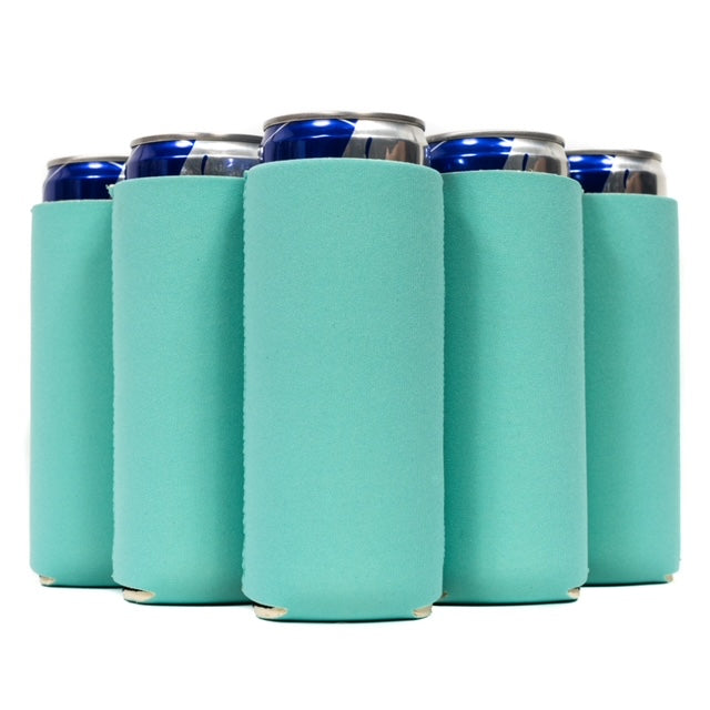 Slim Blank Can Coolers, Skinny Coolie 4mm Neoprene - 100 Pack