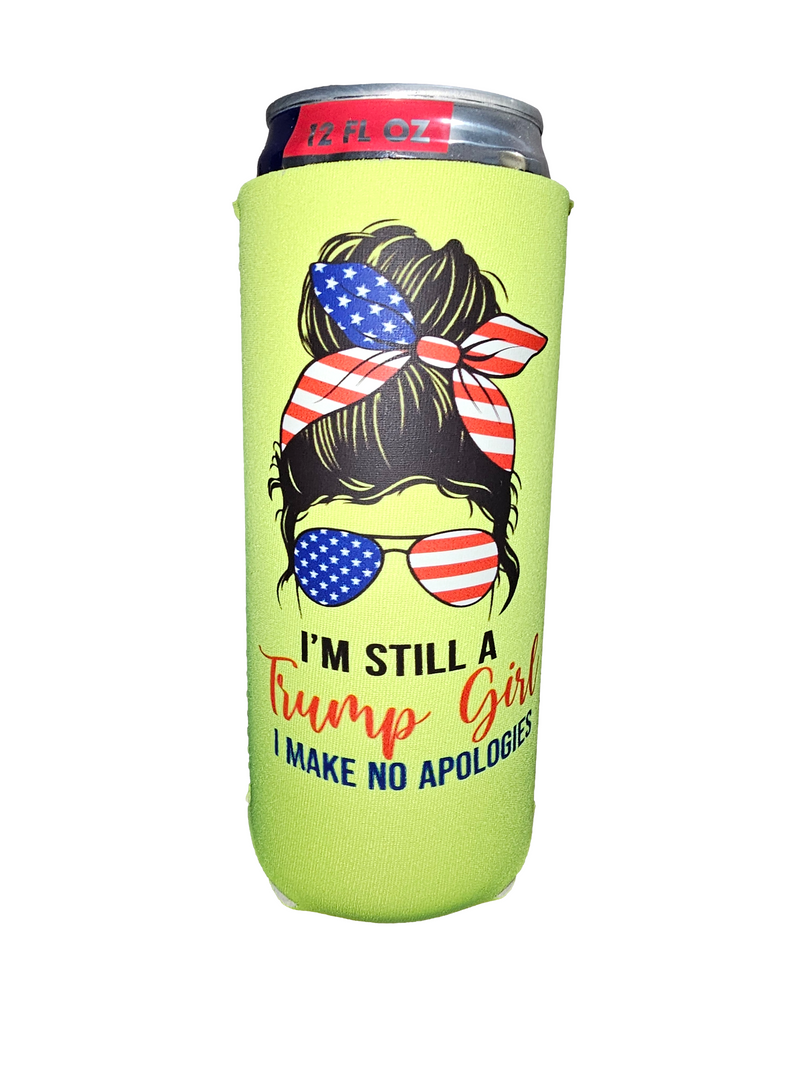 I Am Still A Trump Girl Slim Cooler, Neoprene 4mm - 1 unit