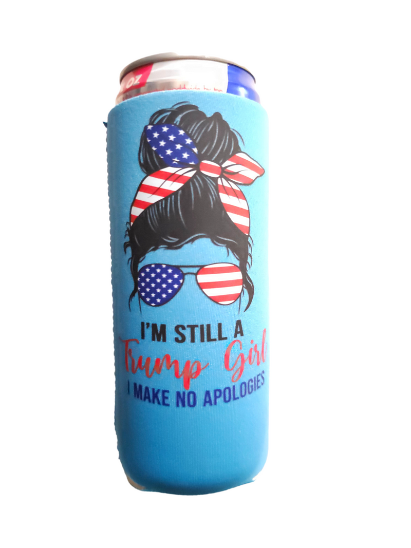 I Am Still A Trump Girl Slim Cooler, Neoprene 4mm - 1 unit