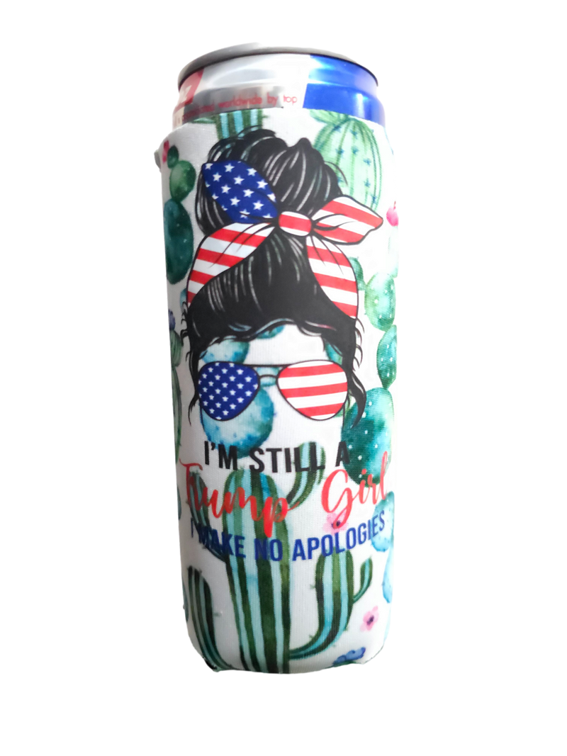 I Am Still A Trump Girl Slim Cooler, Neoprene 4mm - 1 unit