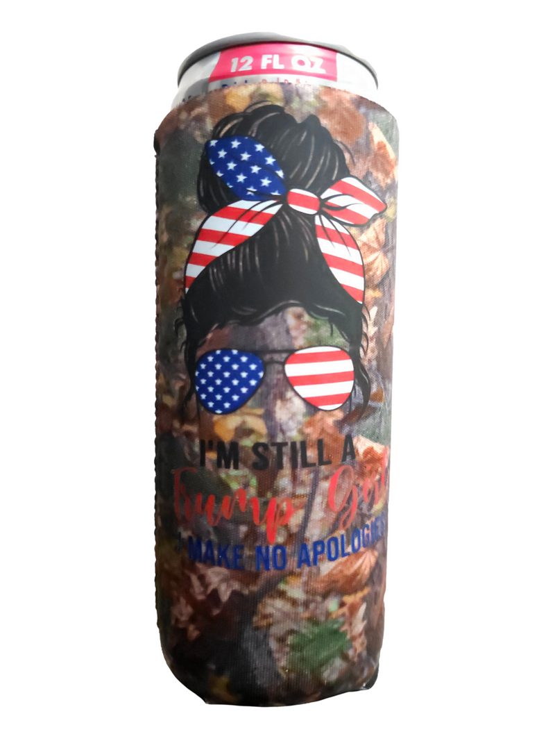 I Am Still A Trump Girl Slim Cooler, Neoprene 4mm - 1 unit