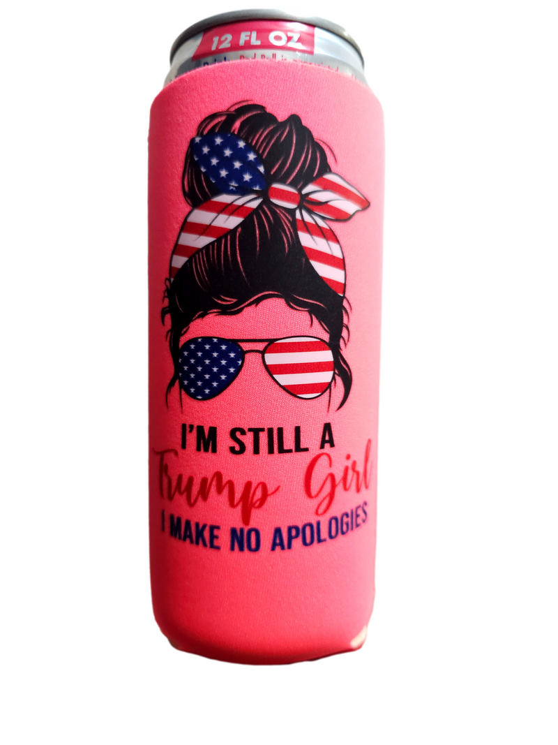 I Am Still A Trump Girl Slim Cooler, Neoprene 4mm - 1 unit