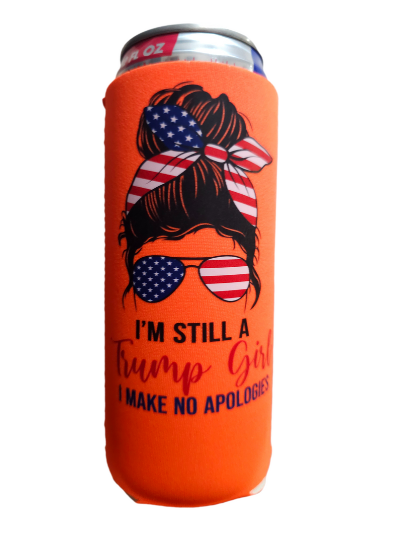 I Am Still A Trump Girl Slim Cooler, Neoprene 4mm - 1 unit