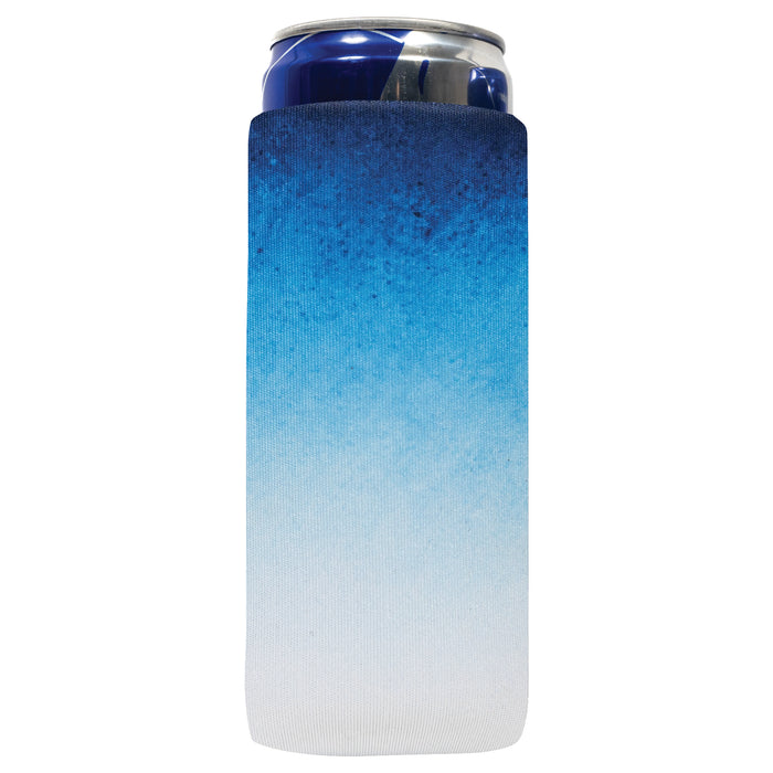 Slim 12oz Can Cooler Sleeves Ombre Colors 4mm Thick Neoprene