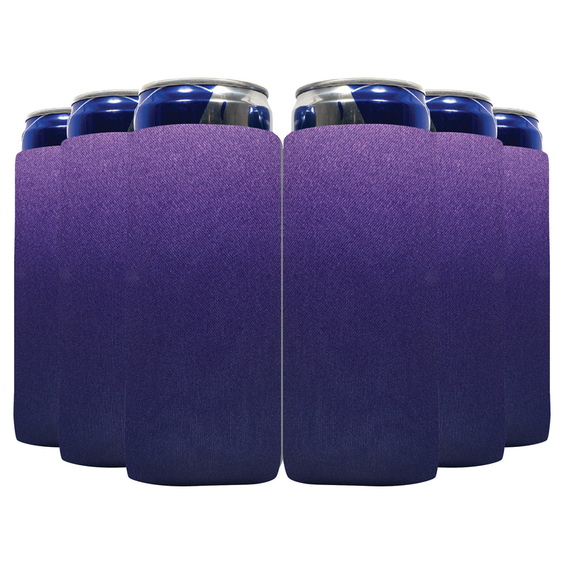 Ombre Slim Can Cooler Sleeves 12oz 4mm Thick Neoprene