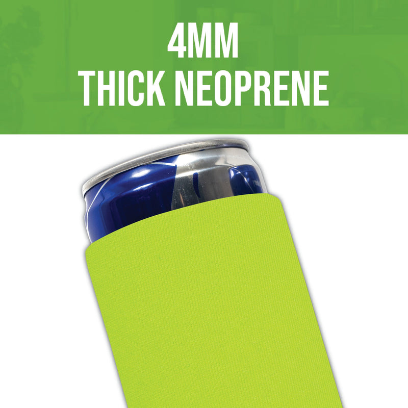 Magnetic Slim Can Cooler 12 oz, Blank 3 Magnets 4mm Neoprene - 100 Unit