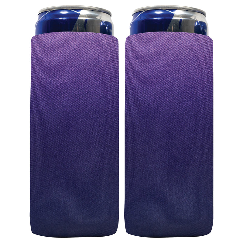 Ombre Slim Can Cooler Sleeves 12oz 4mm Thick Neoprene