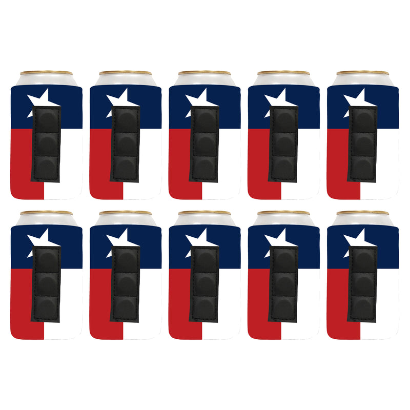 Magnetic Can Cooler Sleeve 12 oz Blank Regular Neoprene 4mm 10 Units - 3 magnets.