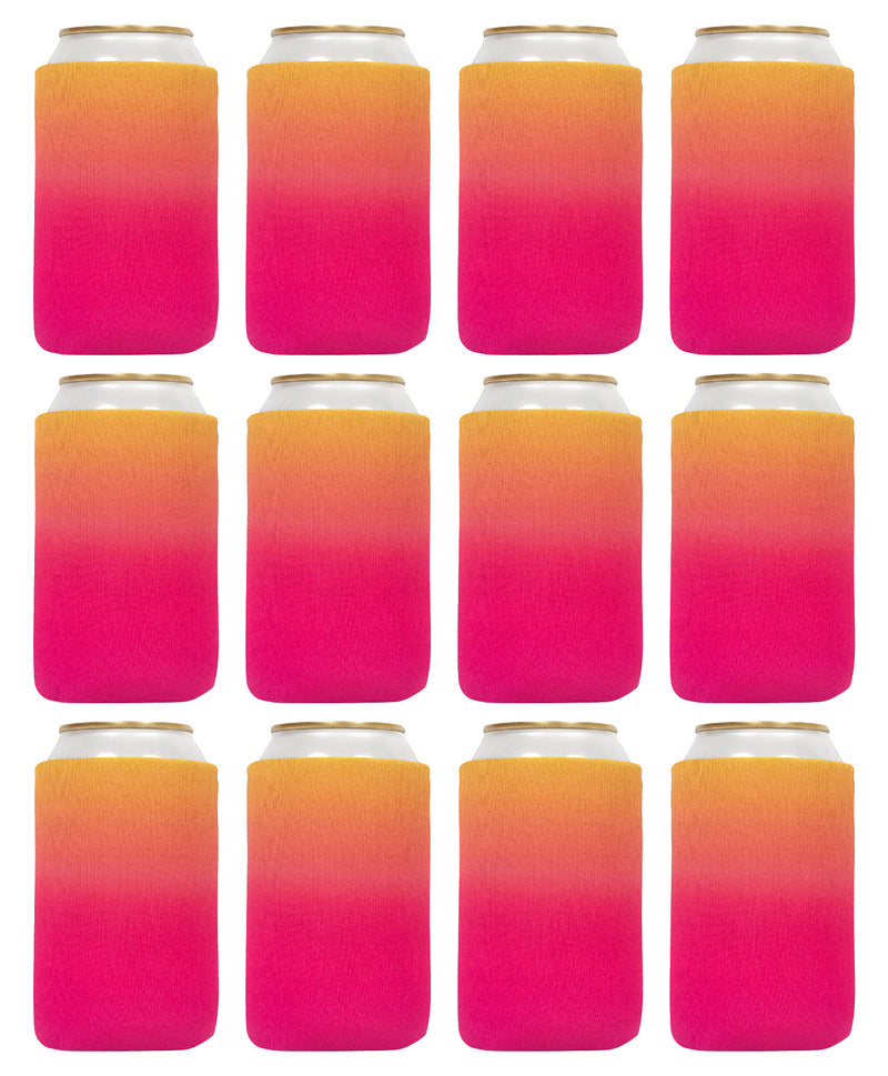 Ombre Can Cooler Sleeves 4mm Thick Neoprene 12oz