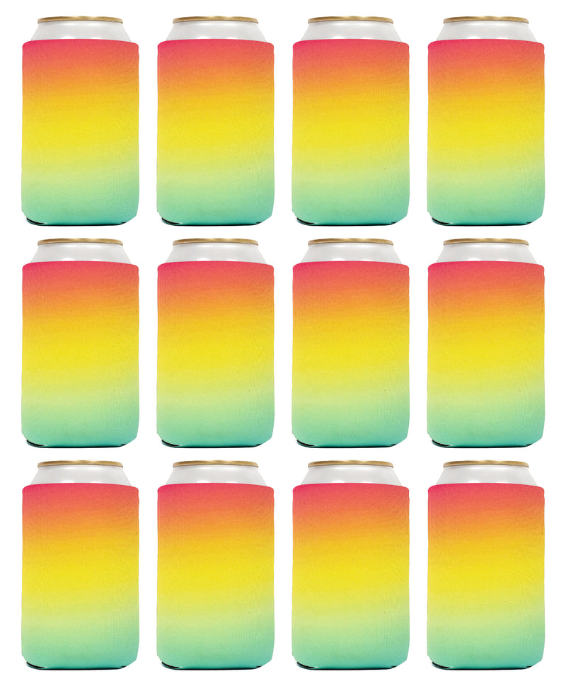 Ombre Can Cooler Sleeves 4mm Thick Neoprene 12oz