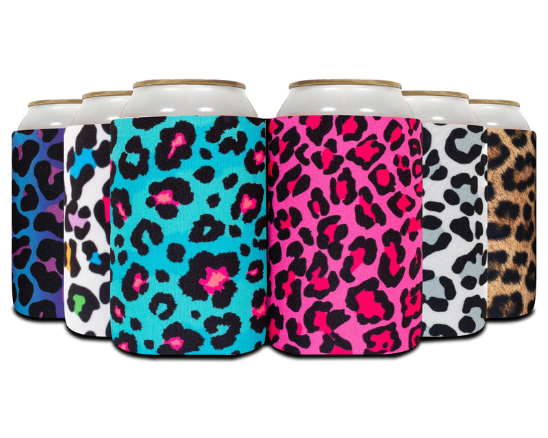 Pattern Regular  Coozies 4mm Neoprene Bulk 12 oz - 24, 12, 6 units