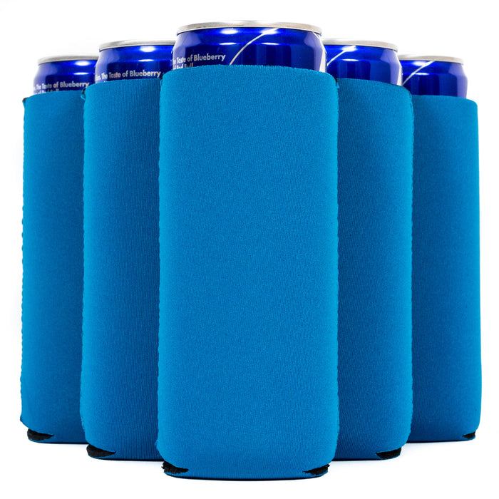 Slim Blank Can Coolers, Skinny Coolie 4mm Neoprene - 100 Pack