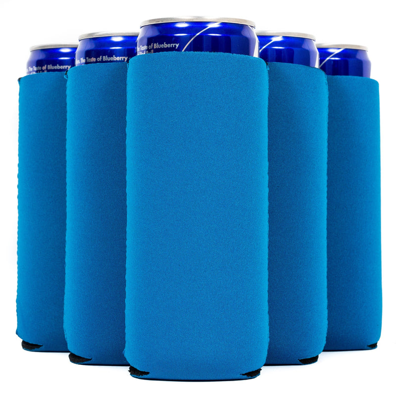 Slim Can Cooler Sleeves, Premium 4mm Skinny Can Coolers Neoprene 24 Pack - QualityPerfection