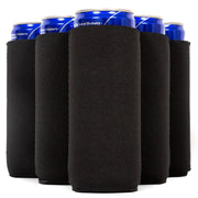 Slim Can Cooler Sleeves, Premium 4mm Skinny Can Coolers Neoprene 24 Pack - QualityPerfection