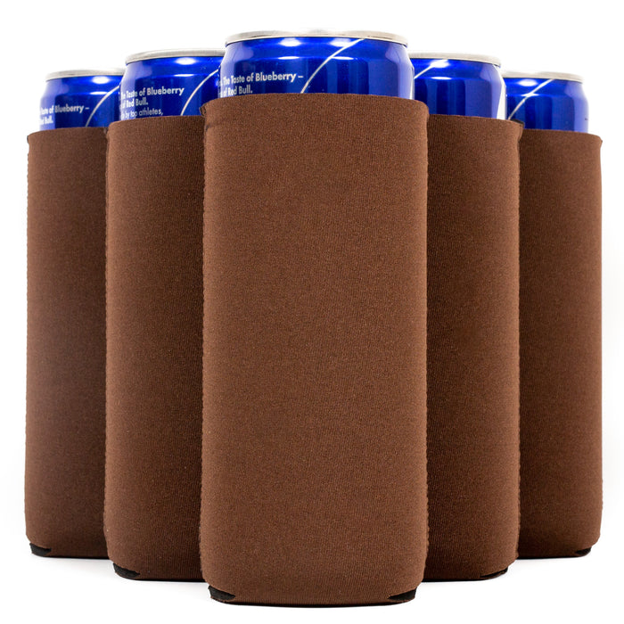 Slim Blank Can Coolers, Skinny Coolie 4mm Neoprene - 100 Pack