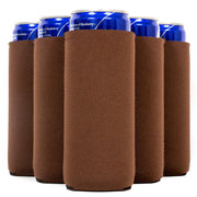 Slim Can Cooler Sleeves, Premium 4mm Skinny Can Coolers Neoprene 24 Pack - QualityPerfection