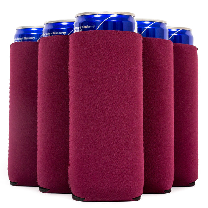 Slim Blank Can Coolers, Skinny Coolie 4mm Neoprene - 100 Pack