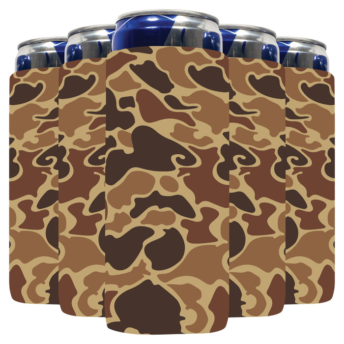 Slim Can Koozies, Neoprene Premium 4mm Pattern - 6 / 12 Units