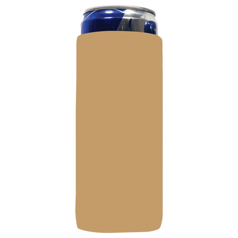 Slim Blank Can Cooler Sleeves, 4mm Skinny Neoprene - 1, 6 Units