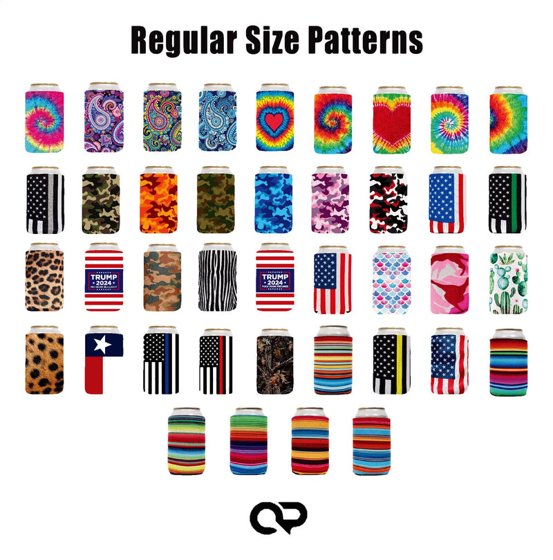 Pattern Regular Can Coolers 4mm Neoprene 12 oz - 1 Unit